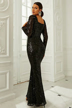 Sexy  Sequin Mermaid Prom Gown Evening Dress