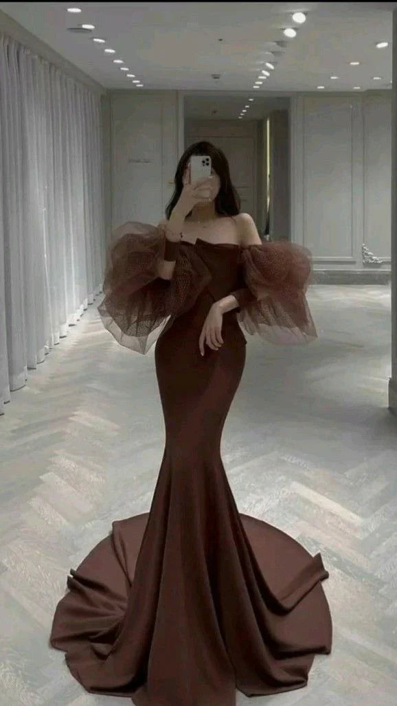 Mermaid Prom Dress Satin Prom Dresses Prom Dresses