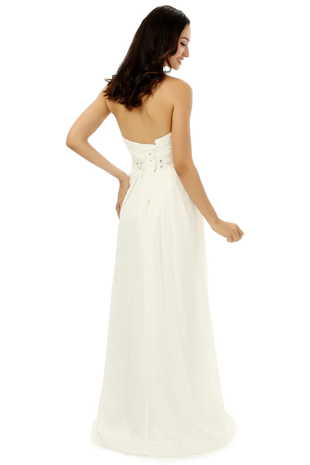 Chiffon Sweetheart With Pleats Beading Bridesmaid Dresses