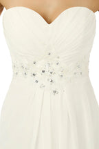 Chiffon Sweetheart With Pleats Beading Bridesmaid Dresses