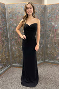Sheath Sweetheart Long Prom Dress