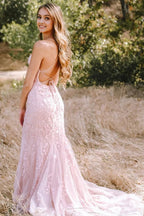Mermaid Long Prom Dress with Appliques
