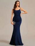 Low back rushed ball dress with sparkling straps in  wide