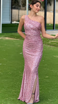 Sequin Mermaid Long Evening Prom Dress