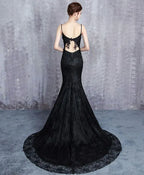 Mermaid Straps Long Formal Dress Evening Dress Prom Dress With Sweep Train
