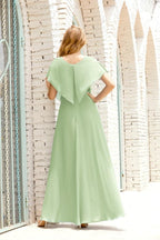 Baoleely  Mother of The Bride Dresses Plus Size V-Neck Floor Length Formal Prom Dress for Wedding Guest 28020