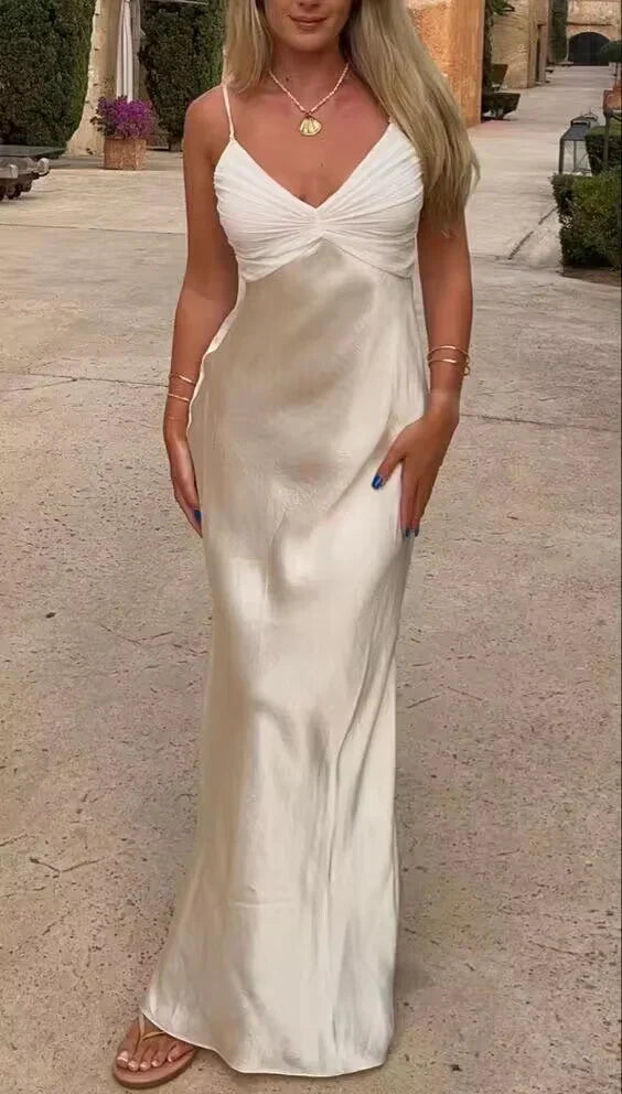 Mermaid Spaghetti Straps Long Prom Dress