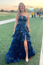 Glitter Ball Gown Tulle Layered Princess Graduation Dress Sweet Wedding Party Dress