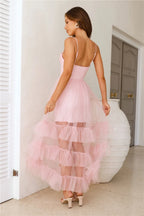 Queen Thoughts Tulle Maxi Dress