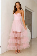 Queen Thoughts Tulle Maxi Dress