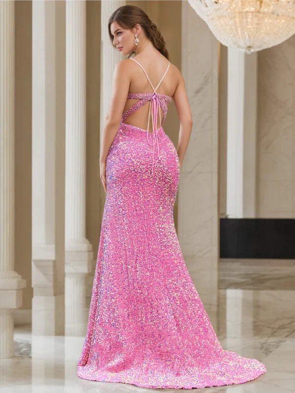 Mermaid Sweetheart Sleeveless Beading Prom Dresses