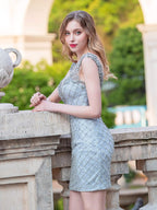 Baoleely Short Luxurious Fashion Party Dresses Sleeveless Prom Dresses