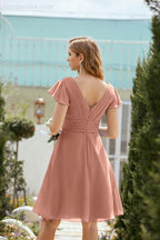 Knee Length Homecoming Dresses Formal Cocktail Prom Gown 28013