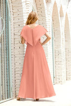 Baoleely  Mother of The Bride Dresses Plus Size V-Neck Floor Length Formal Prom Dress for Wedding Guest 28020