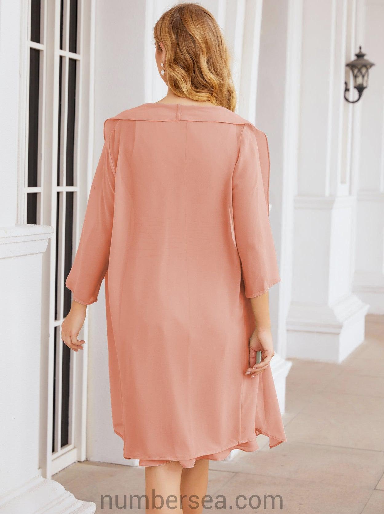 Sunnderly Mother of The Bride Dresses Prom Dress Casual Pleated Dress  SY28065