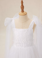 Tulle Ankle-length White Dress (2003227582)