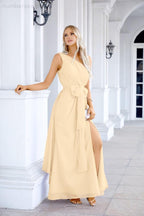 Ladies Chiffon One Shoulder Bridesmaid Evening Dress Wedding Party Evening Dress 28133