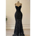 Trumpet/Mermaid Spaghetti Straps Sweetheart Sequins Evening Party Prom Dress
