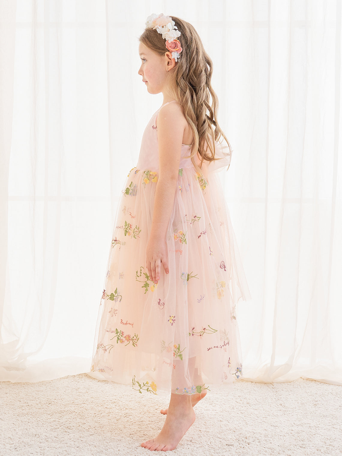 A-line Tulle Ankle-length Pink Dress (2003227599)