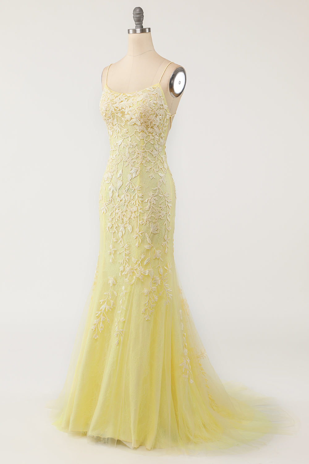 Mermaid Long Prom Dress Backless Evening Dress