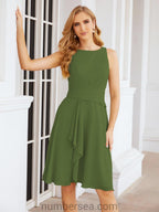 Sunnderly Mother of The Bride Dresses Prom Dress Casual Pleated Dress  SY28065