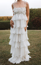 Fashion Sleeveless Spaghetti Straps Floor-Length  Maxi Dress Prom Dresses