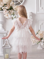 Lace Tulle Short/Mini Dress (2003227815)