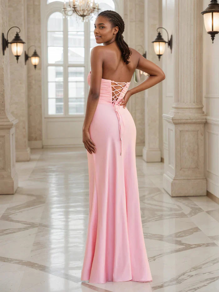 Chic Formal Dresses Sheath Sweetheart Keyhole Long Formal Dress