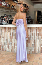 Chic  tube top Strapless Maxi Dress Prom Dresses