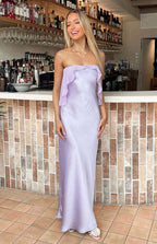 Chic  tube top Strapless Maxi Dress Prom Dresses