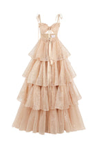 Charming Suspender ties Straps Backless Hollow waist design Prom Dresses