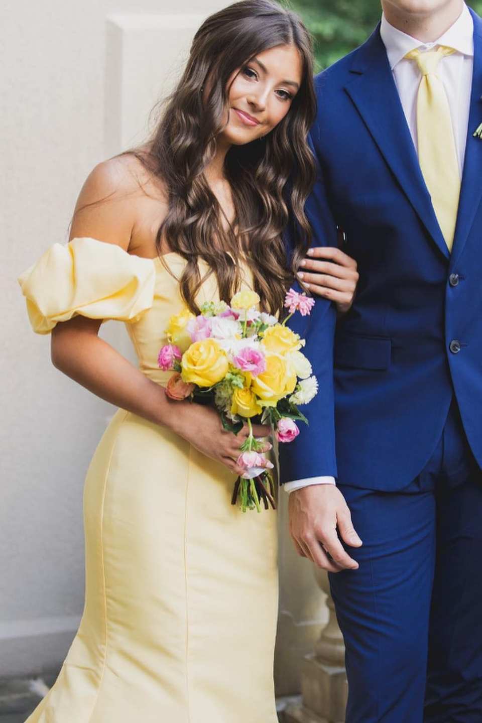 Elegant Satin Strapless Mermaid Pleated Long Formal Prom Dress with Sleeves