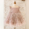 Baby Girl  First Communion Dress Toddler Birthday Pageant Princess Dress