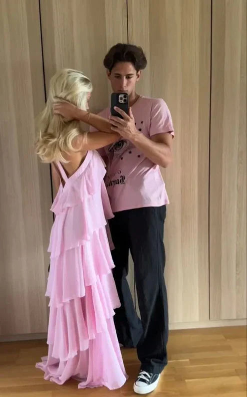 Classic  Prom Dresses Long Backless Prom Gown Birthday Outfit