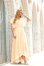 Baoleely  Mother of The Bride Dresses Plus Size V-Neck Floor Length Formal Prom Dress for Wedding Guest 28020