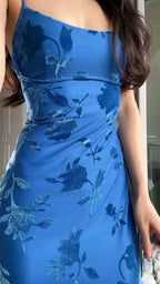 Sexy Mermaid Spaghetti Straps Long Evening Dress Party Dress Prom Dress
