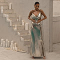 Spaghetti Strap Backless Sleeveless Backless Evening Party Evening Sheath Dress Birthday Outfits