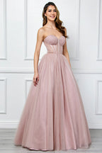 trapless illusion sweetheart bodice with corset boning