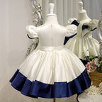 Baby Girl Dress Toddler Baptism Bow-knot First Communion  Princess Dress