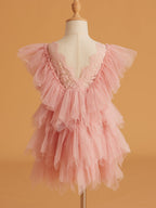 Lace Tulle Short/Mini Dress (2003227815)