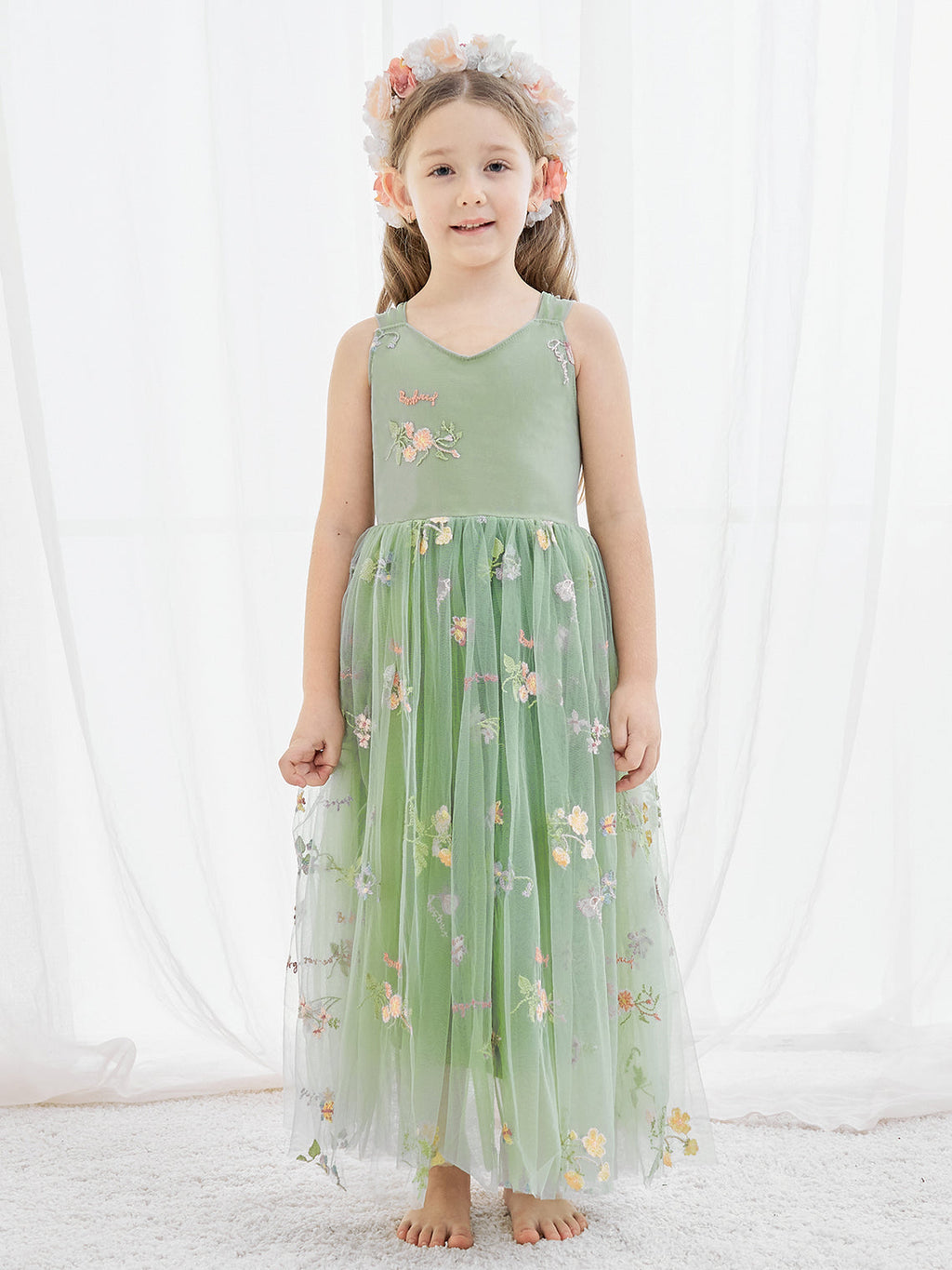 A-line Tulle Ankle-length Dress (2003227711)