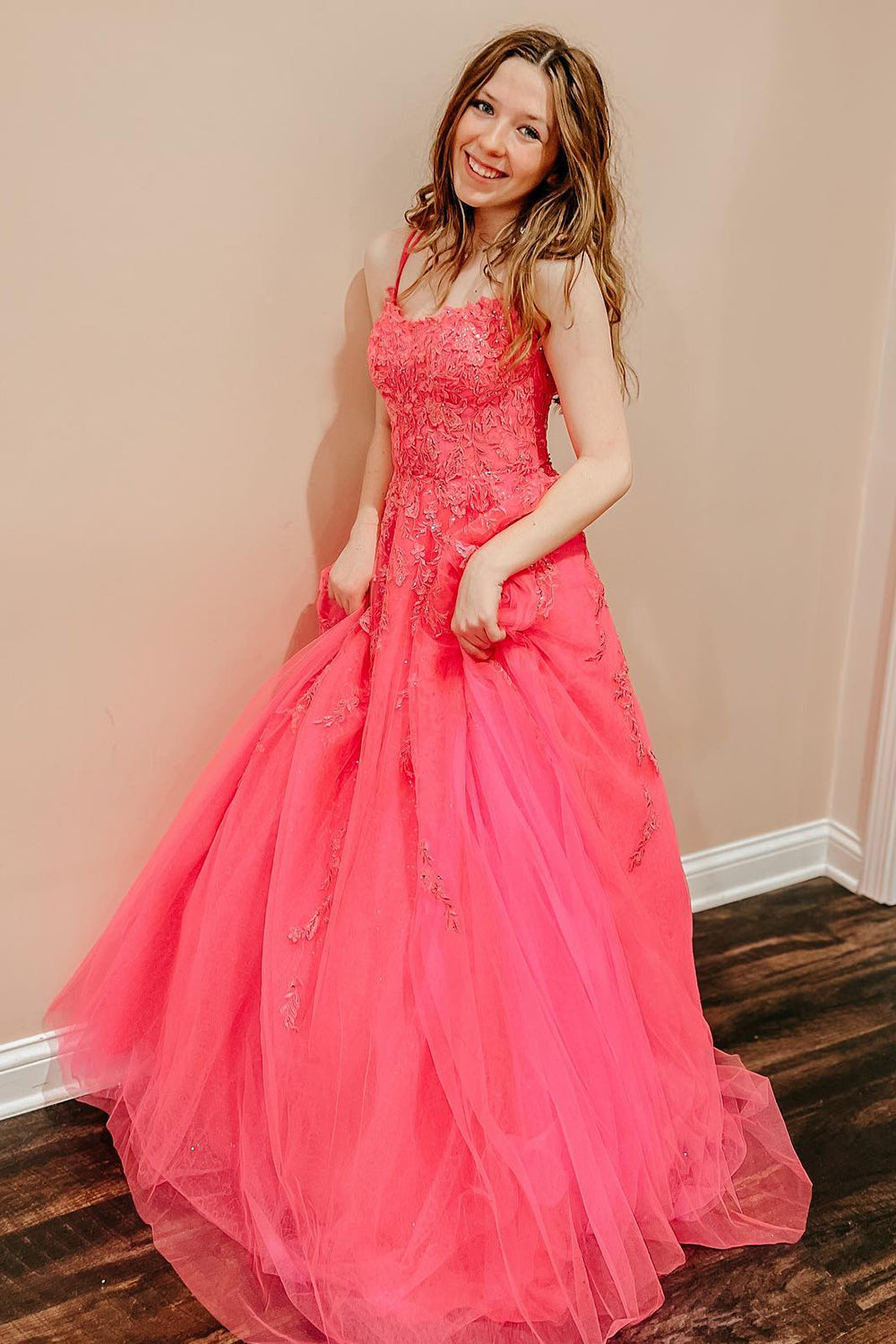 Elegant Lavender A-line Prom Dress