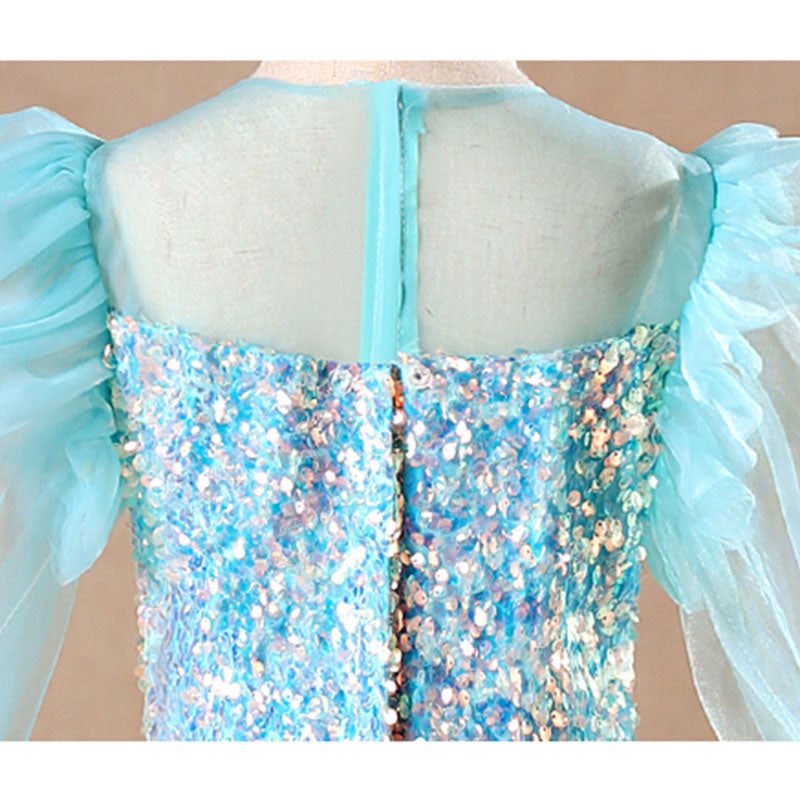 Little Girl Ball Gowns Girl Elegant Pageant Gorgeous Sequins Communion Party Princess Dress