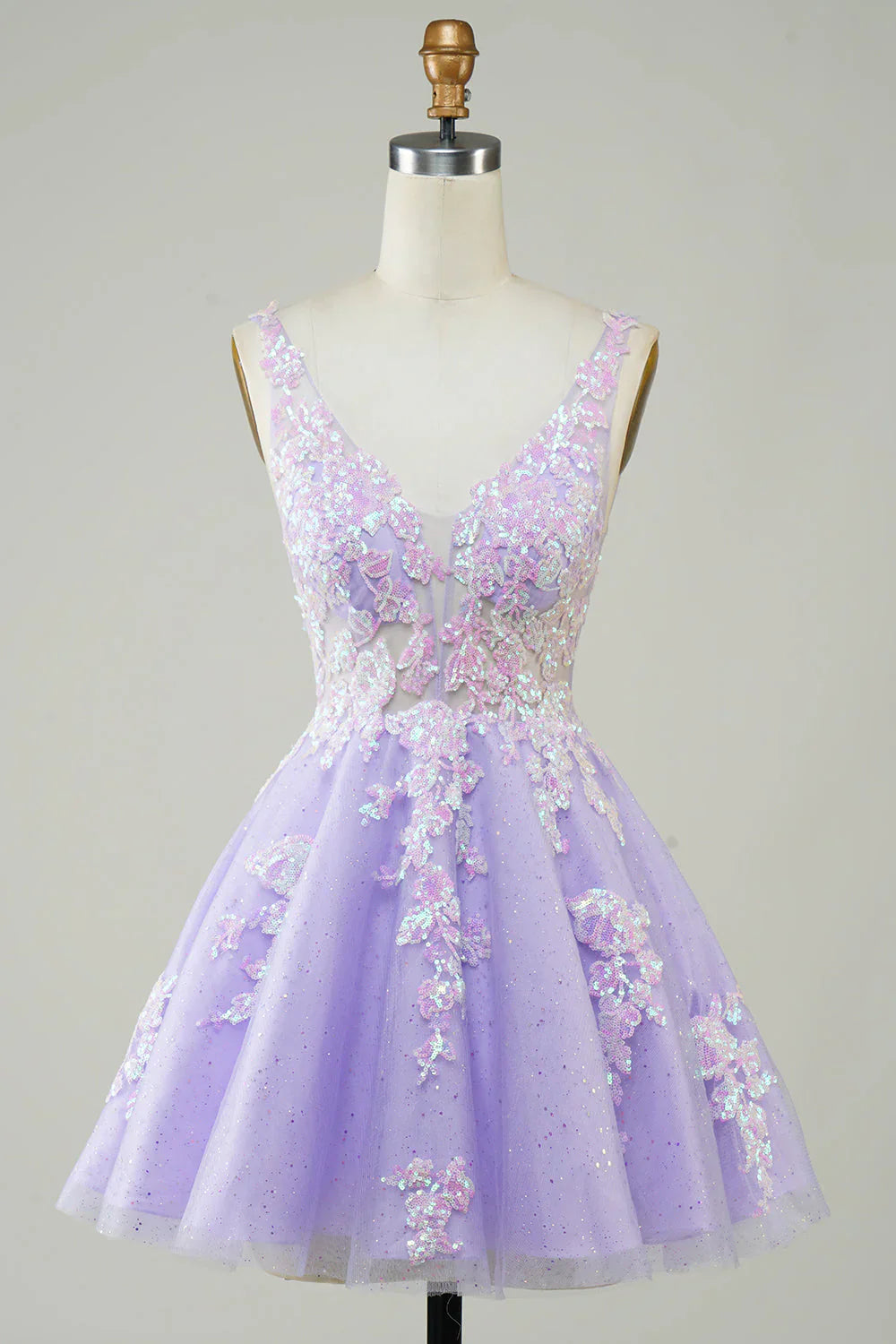 A Line Glitter Homecoming Dress Party Dress with Sequins