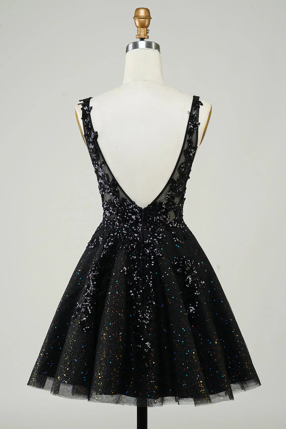 A Line Glitter Homecoming Dress Party Dress with Sequins