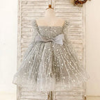 Baby Girl  First Communion Dress Toddler Birthday Pageant Princess Dress