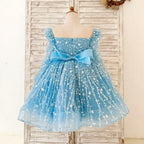 Baby Girl  First Communion Dress Toddler Birthday Pageant Princess Dress