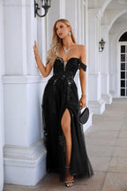Ladies Chiffon V Neck Hanging Sleeves Tulle Embroidery Floor Length Bridesmaid Evening Dress Prom Party Wedding Evening Dress 28127