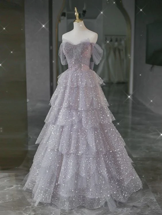 Luxurious Shiny Ball Gown,Sweet 16 Dress,Princess Dress,Y2403