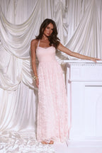 Luxury Prom Dresses with Lace Fabric Halter Neck and Sequin Detail